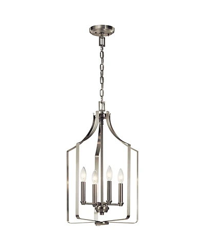 Kichler Morrigan 15" Wide Brushed Nickel 4-Light Chandelier