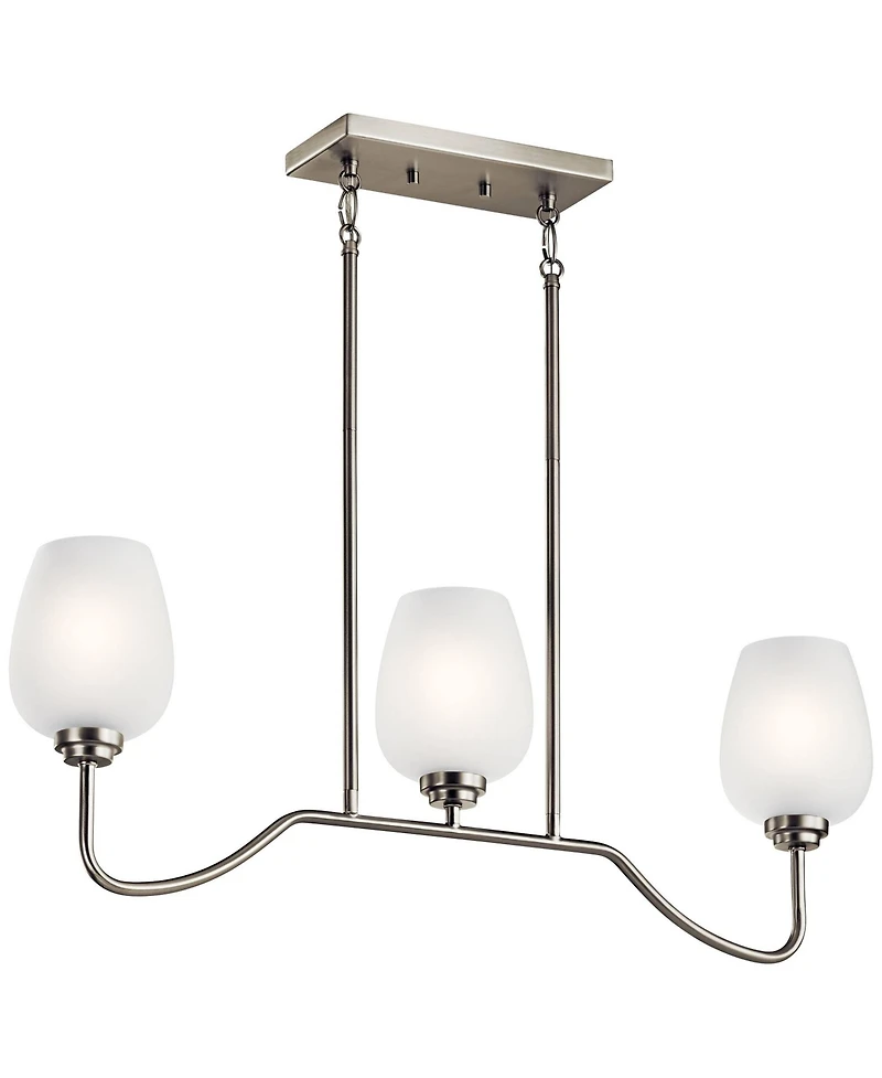 Kichler Valserrano 31" Wide Nickel Kitchen Island Light Chandelier