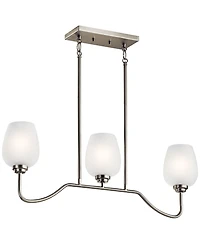 Kichler Valserrano 31" Wide Nickel Kitchen Island Light Chandelier