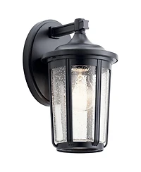 Kichler Fairfield 11" High Black Outdoor Wall Light