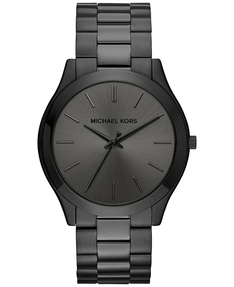 Michael Kors Unisex Slim Runway Ion-Plated Stainless Steel Bracelet Watch 44mm