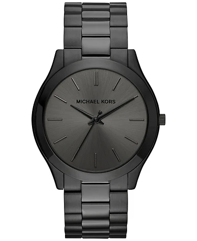 Michael Kors Unisex Slim Runway Ion-Plated Stainless Steel Bracelet Watch 44mm