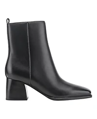Marc Fisher Ltd Women's Milley Leather Block Heel Dress Booties