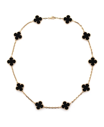 Pre-Owned Van Cleef and Arpels Vintage Alhambra Motifs Necklace