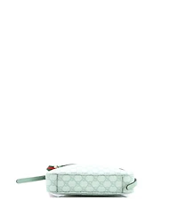 Pre-Owned Gucci Small Emblem Shoulder Bag Gg Coated Canvas with Leather