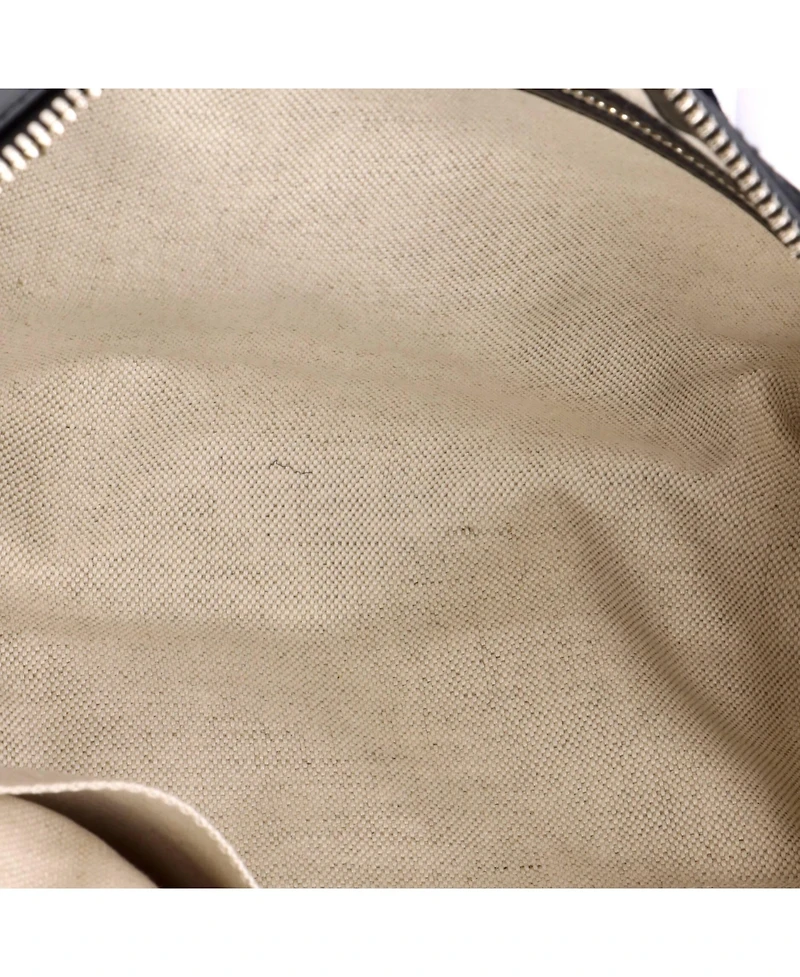Pre-Owned Gucci Medium Front Pocket Messenger Bag Gg Embossed Perforated Leather