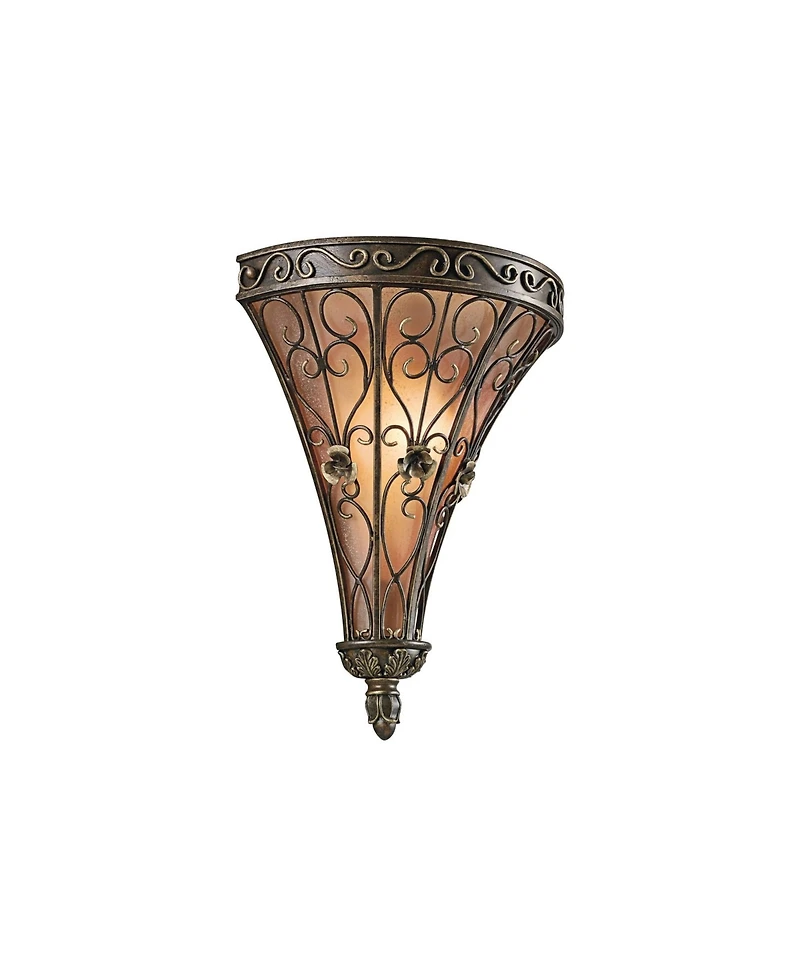 Kichler Marchesa 14 3/4" High Terrene Bronze Wall Sconce