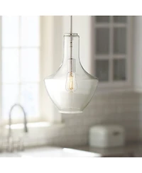 Kichler Everly 10 1/2" Wide Brushed Nickel Mini Pendant