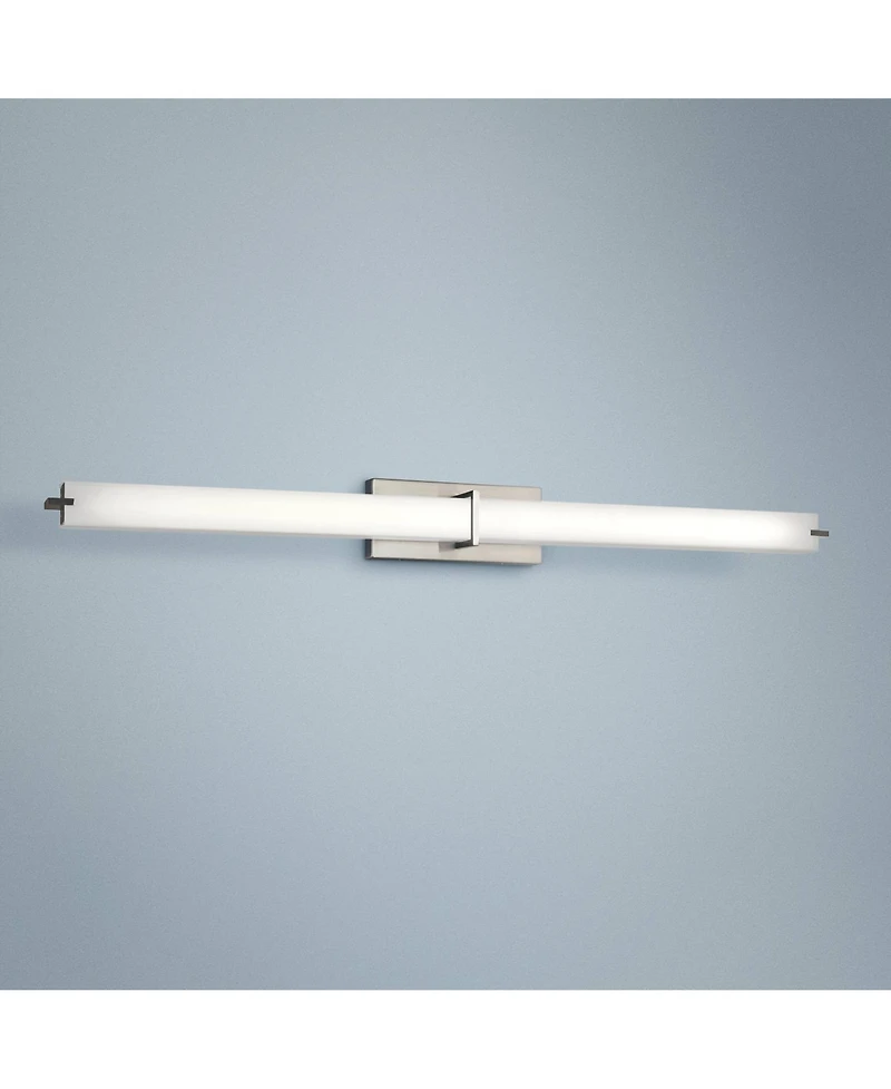 Kichler Zel 49 1/4" Wide Brushed Nickel Modern Linear Led Bath Light