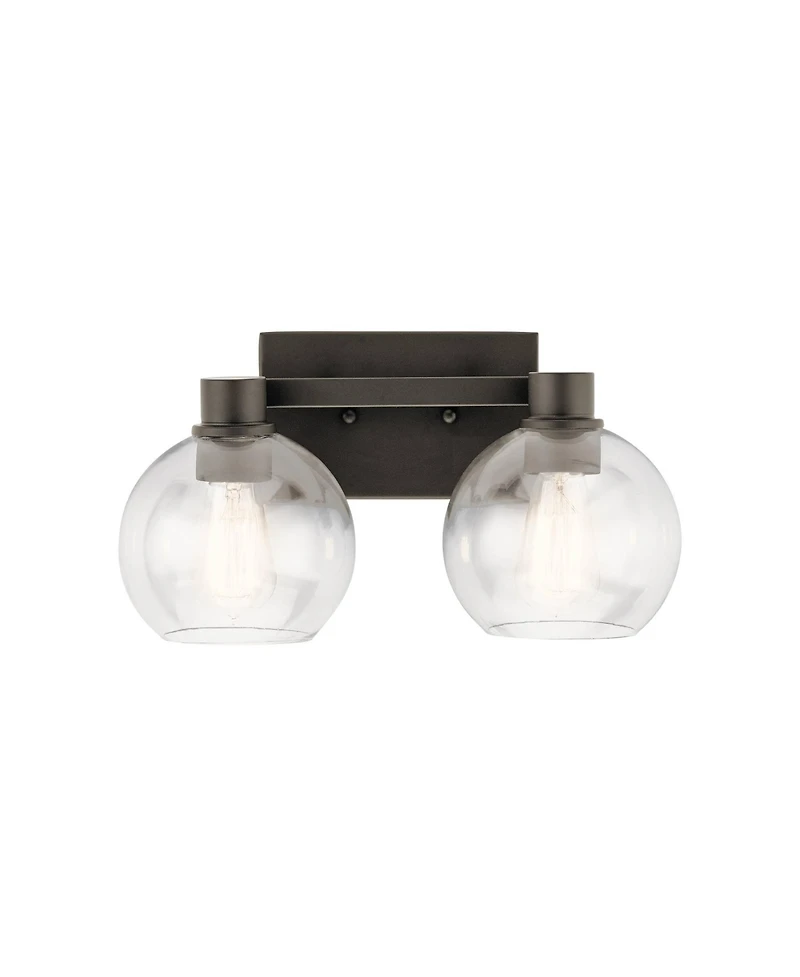 Kichler Harmony 8 1/4" High Olde Bronze 2-Light Wall Sconce