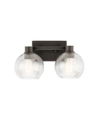 Kichler Harmony 8 1/4" High Olde Bronze 2-Light Wall Sconce