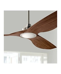 65" Kichler Imari Polished Nickel Led Ceiling Fan