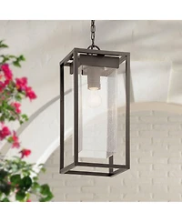 Kichler Mercer 24" High Olde Bronze Outdoor Hanging Light