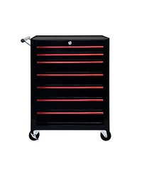 Streamdale Furniture Rolling Metal 7-Drawer Tool Chest Cabinet with Ball Bearing Slides