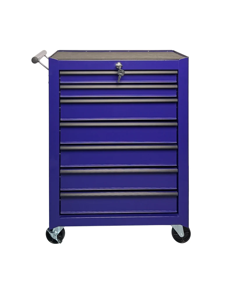 Streamdale Furniture Rolling Metal 7-Drawer Tool Chest Cabinet with Storage Organizer