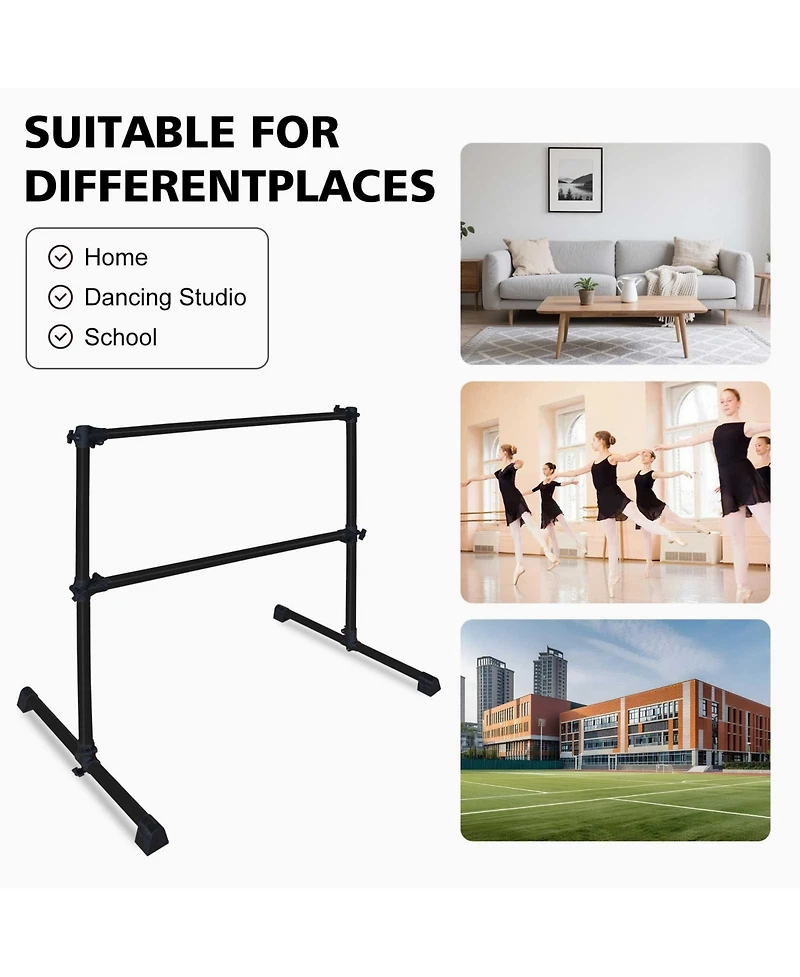 Zeny Ballet Barre With Adjustable Range For Dance Practice