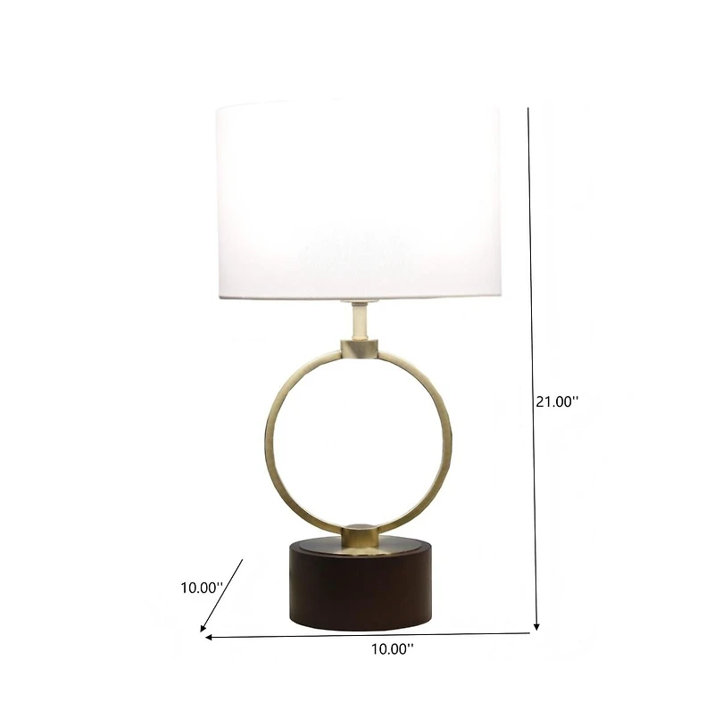 10" Bedroom Table Lamp Nordic Home Creative Romantic Warm Metal Study Room Desk Bedside Lamp