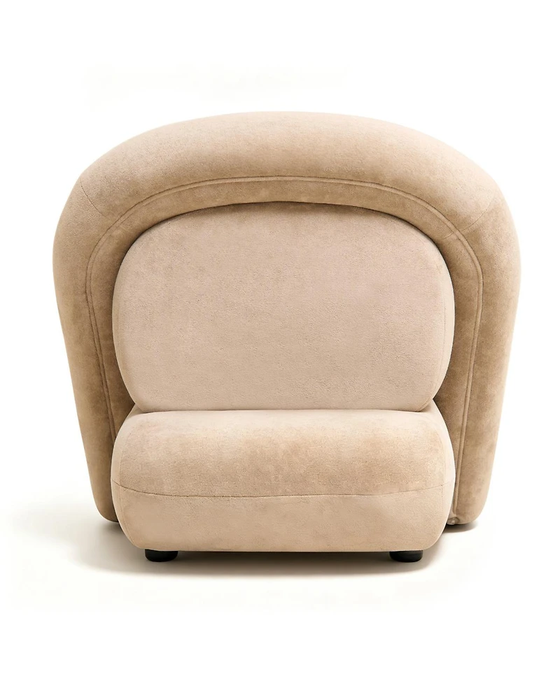Streamdale Furniture Velvet Accent Lounge Chair