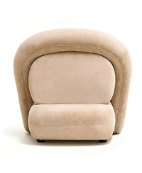 Streamdale Furniture Velvet Accent Lounge Chair