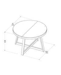 Sunset Living Furniture Classic Round Dining Table