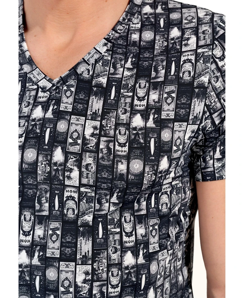 Hom Men's Rock city T-Shirt V-Neck