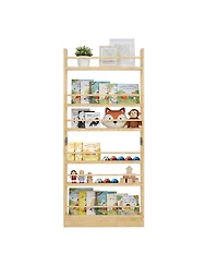 Streamdale Furniture 6-Tier Solid Wood Over-the-Door Bookshelf