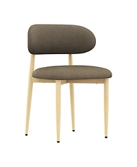 Streamdale Furniture Modern Lamb Wool Dining Chairs