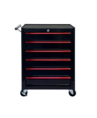 Streamdale Furniture 6-Drawer Rolling Metal Tool Chest and Cabinet