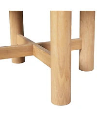 Streamdale Furniture Wood Extendable Oval Dining Table, Seats 4-6