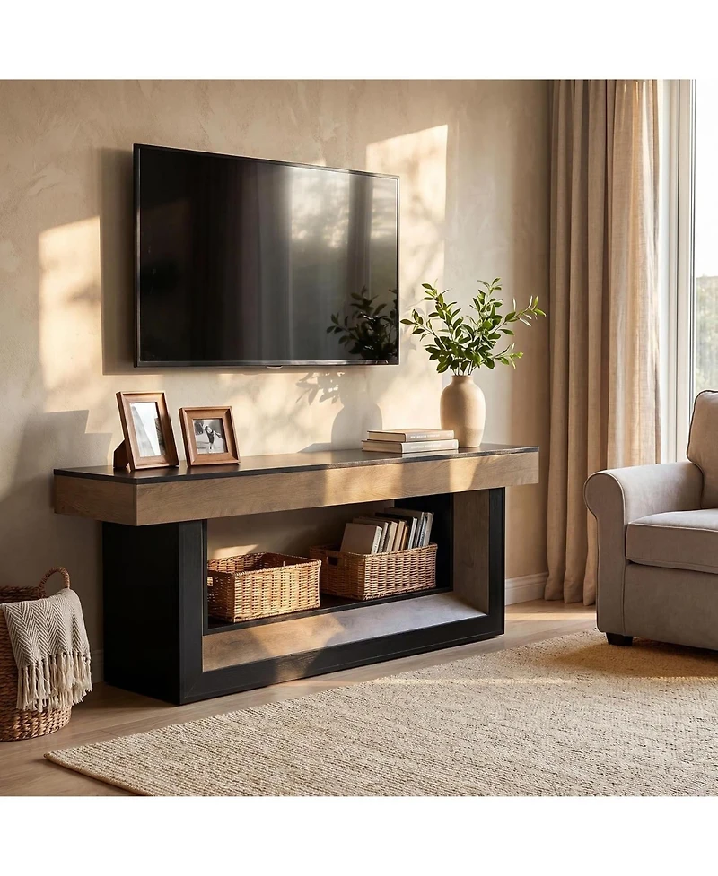 Tribesigns 63" Farmhouse Tv Stand for TVs up to 70"
