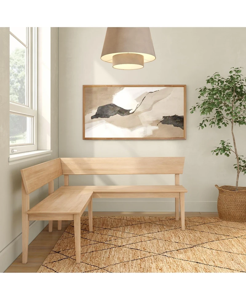 Plank+Beam Risa Corner Bench (64in x 64in / 1620mm 1620mm)