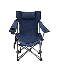 Mountaintop Outdoor Camping Chairs Folding/Portable/Adjustable reclining chair(Three-level adjustment), Side Pockets and Cup Holder