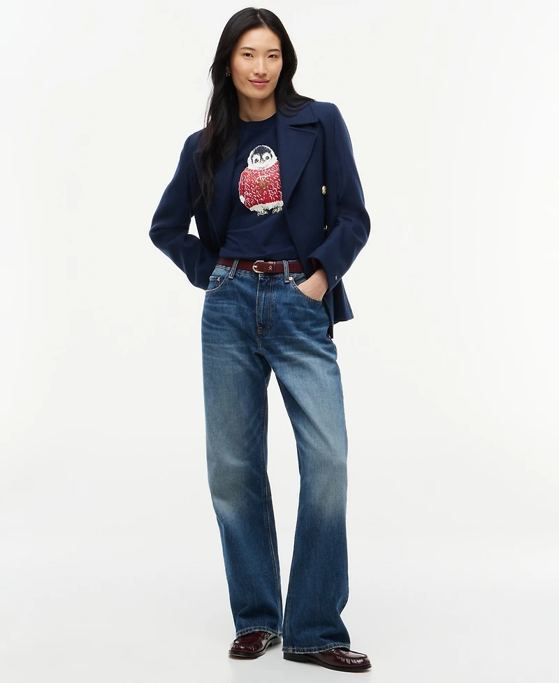 Tommy Hilfiger Women's Holiday Graphic Short-Sleeve T-Shirt