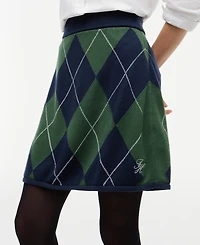 Tommy Hilfiger Women's Tartan Argyle A-Line Skirt