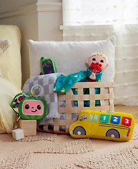 Skip Hop Baby Boys' and Baby Girls' CoComelon Peek-a-boo Melon Stroller Toy
