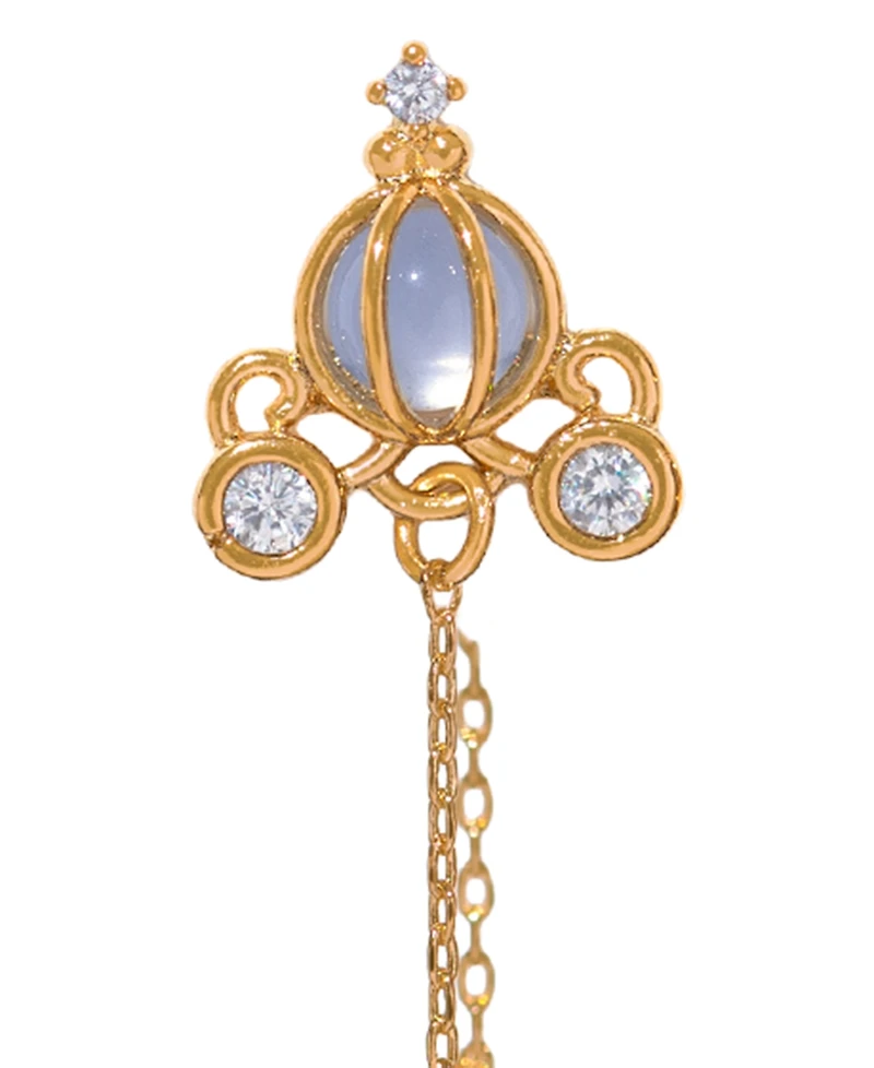 Girls Crew Crystal Disney Princess Cinderella Dangle Earrings
