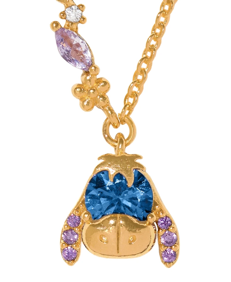 Girls Crew Crystal Disney Eeyore Necklace