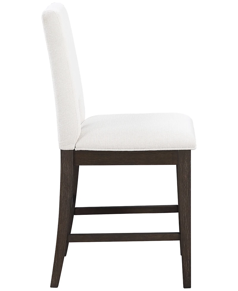 Summit Eggshell Upholstered Counter Chair, Macy's Exclusive