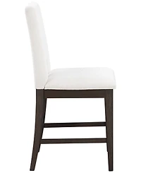 Summit Eggshell Upholstered Counter Chair, Macy's Exclusive