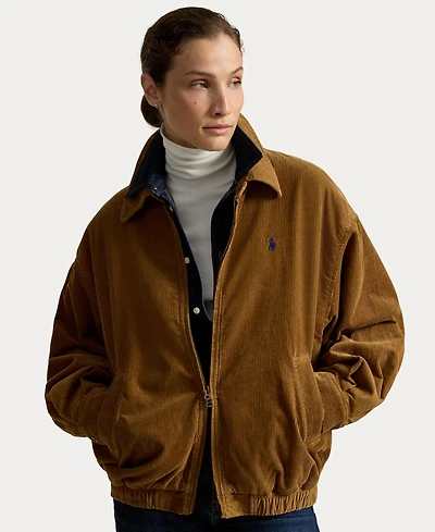 Polo Ralph Lauren Women's Bubble Relaxed-Fit Corduroy Jacket