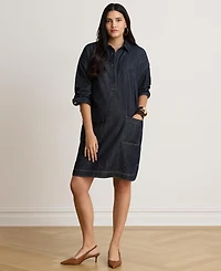 Lauren Ralph Women's Relaxed-Fit Denim Shirtdress