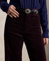 Polo Ralph Lauren Women's Beaton High-Rise Flared 14-Wale Corduroy Pants