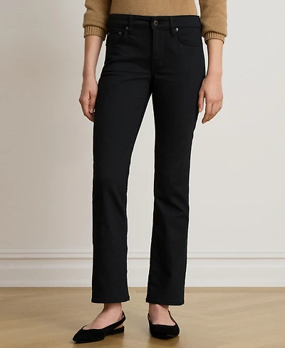 Lauren Ralph Women's Mid-Rise Slim Straight Jeans