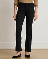 Lauren Ralph Women's Mid-Rise Slim Straight Jeans