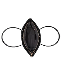 Melie Bianco Hazel Large Top Handle Tote Handbag