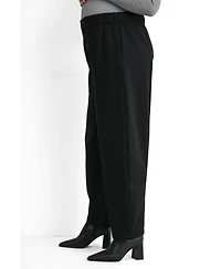 Hello Miz Maternity Pull-On Barrel-Leg Pants