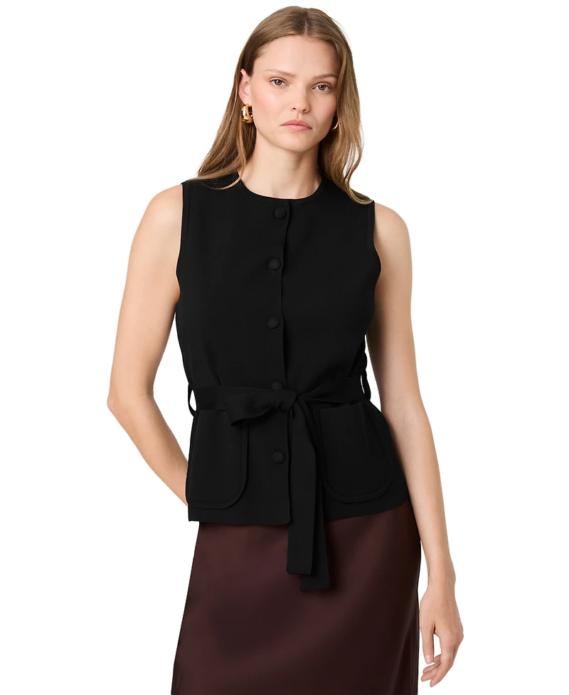 French Connection Women's Maxime Sleeveless Wrap Top