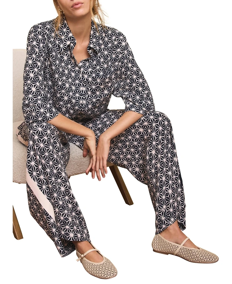 Mint Velvet Women's Geometric Print Resort Shirt