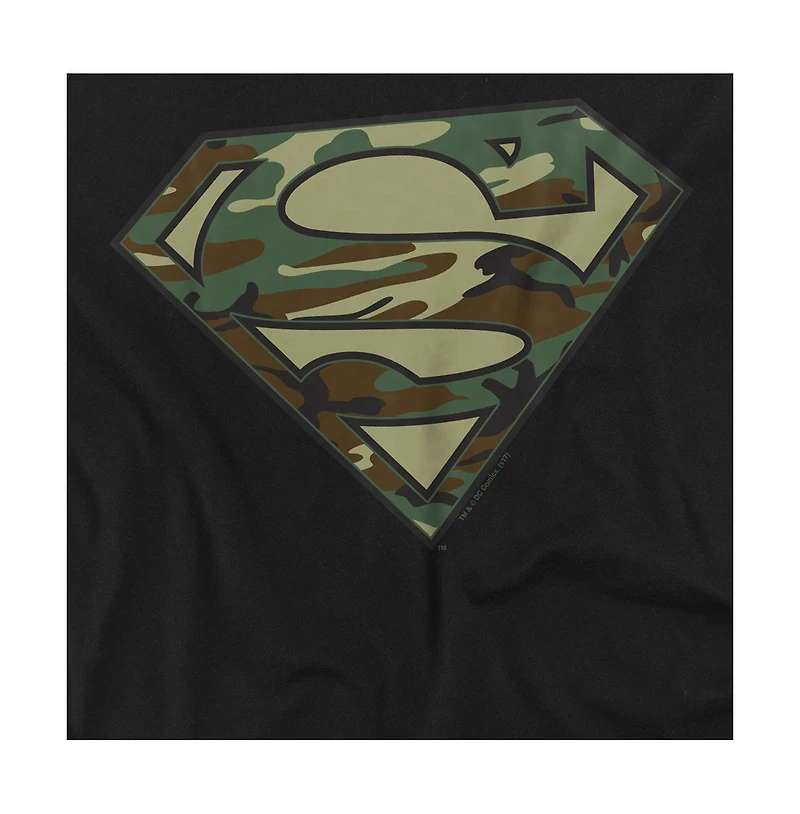 Superman Men's Camo Logo T-Shirt