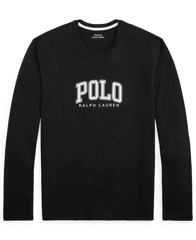 Polo Ralph Lauren Men's Crewneck Long-Sleeve Stretch Pajama T-Shirt, Created for Macy's